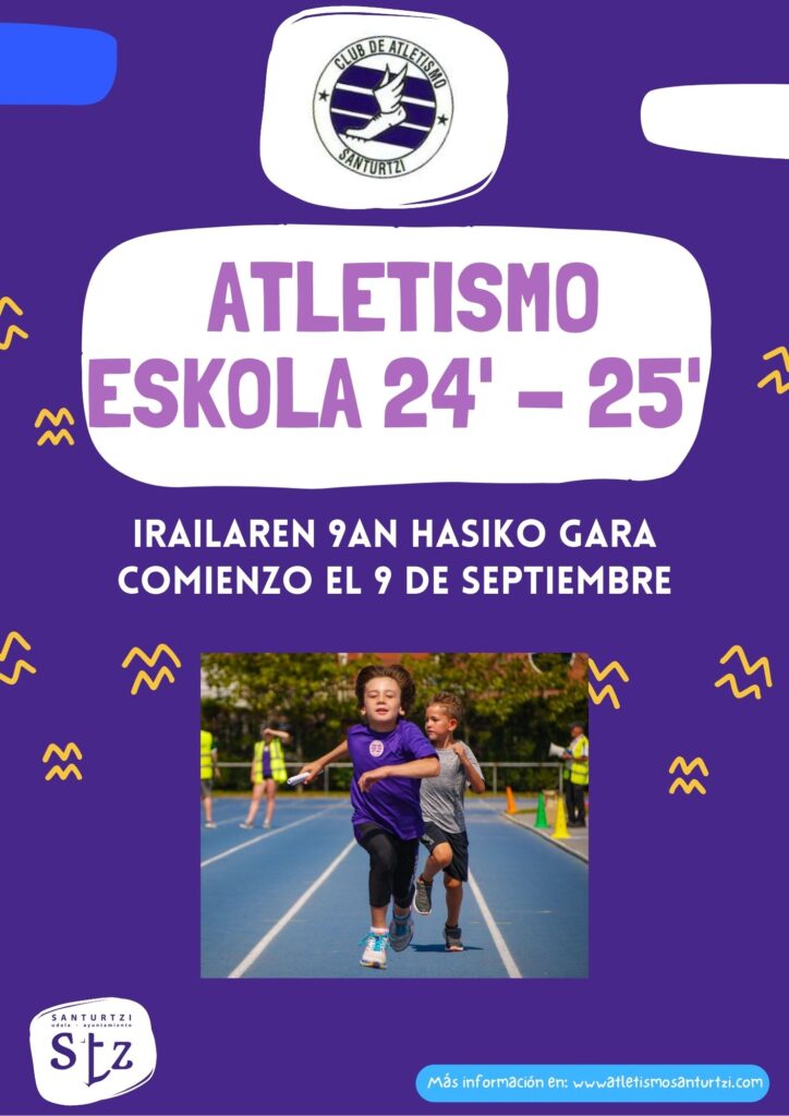 ATLETISMO ESKOLA ATLETISMO ECOLAS 24 25